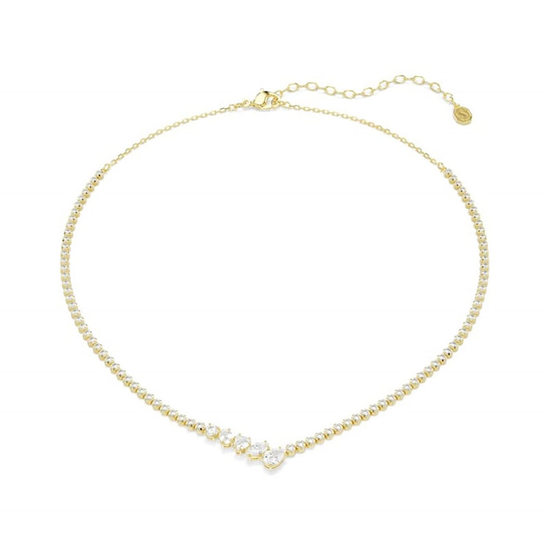 Swarovski Mesmera Attract Goldfarbene V-förmige Halskette 5747931-zoom-
