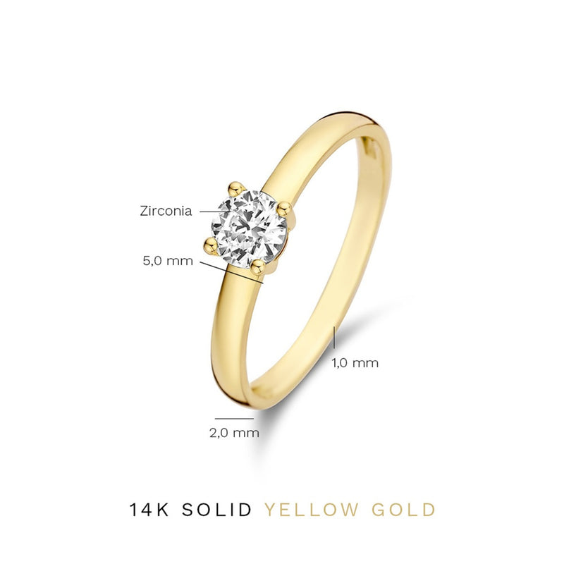 Isabel Bernard Le Marais Soleil 14 Karat | Gold Ring IB330068-50-zoom-