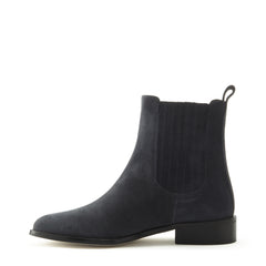 Isabel Bernard Vendôme Chey Blue Suede Chelsea Boots IB53000-10-36