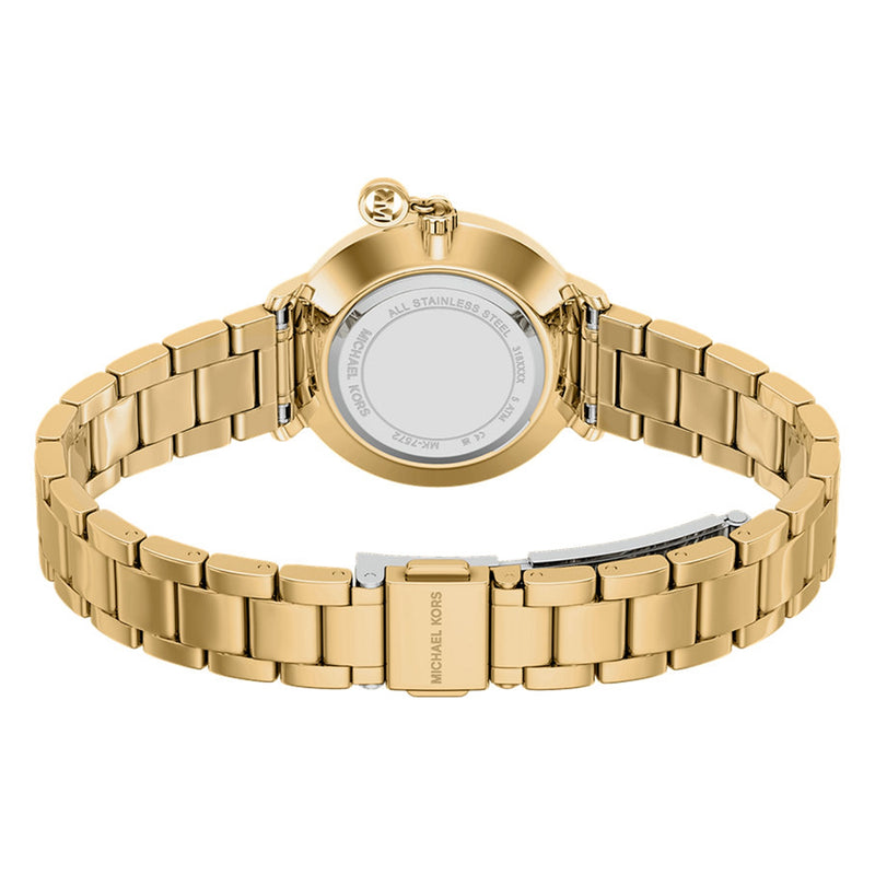 Michael Kors Pyper Round Gold Dial Watch MK7572-zoom-