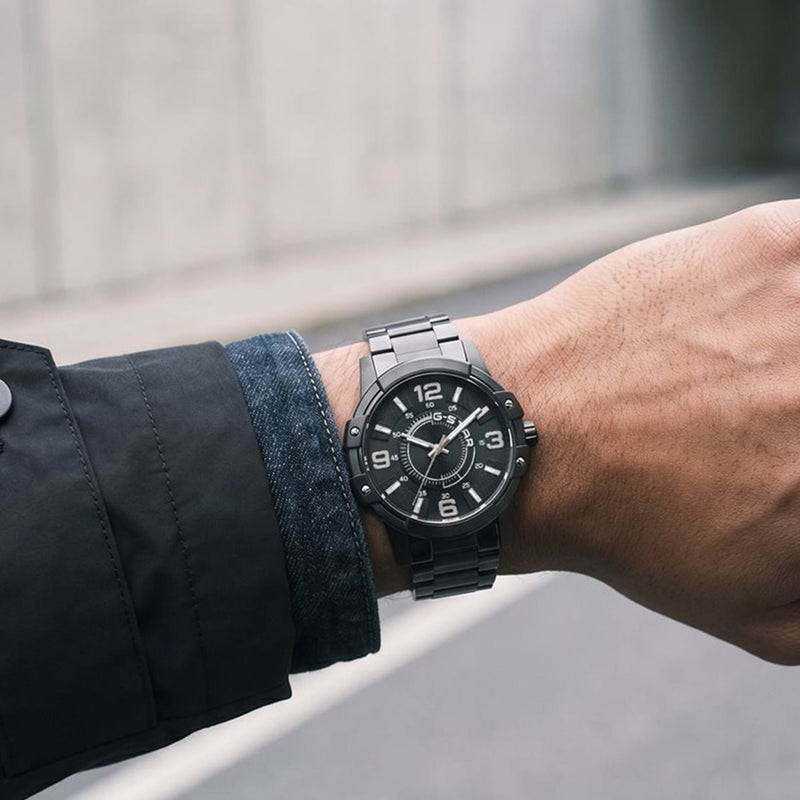 G-STAR Constructed Schwarze Herrenuhr GSW.506.08-zoom-