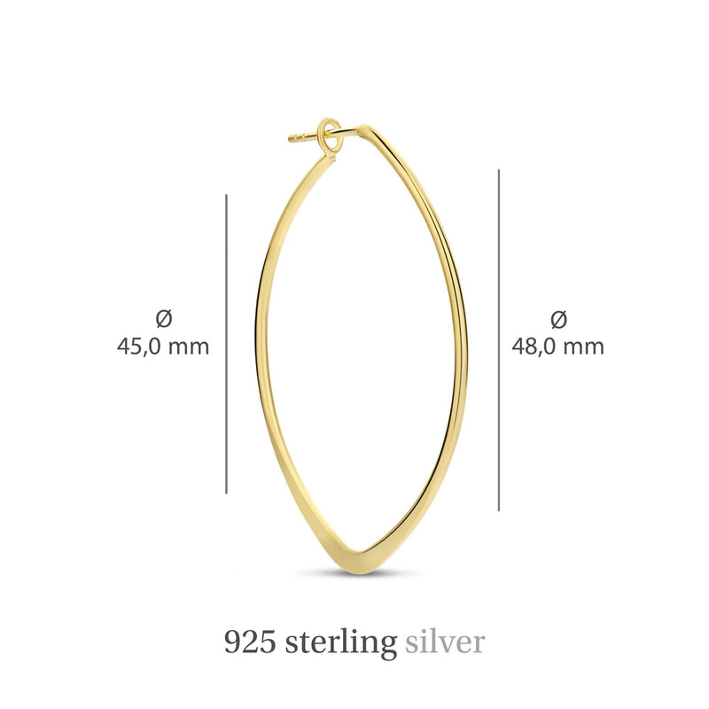 Violet Hamden Sisterhood Feminine 925 Sterling Silberne Vergoldete Creolen VH360027-zoom-