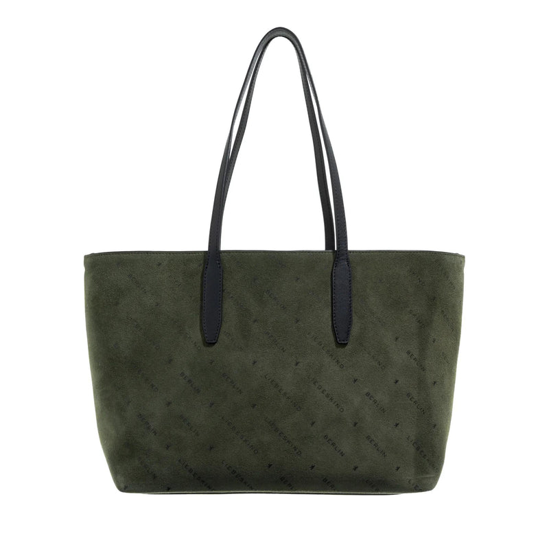 Liebeskind Berlin Monogram Green Leather Shopper 2001-A0616945-zoom-