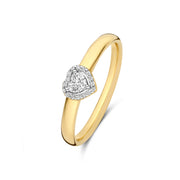 Isabel Bernard De la Paix Amore 14 karat gold ring with diamond 0.14 carat IBD330047-48