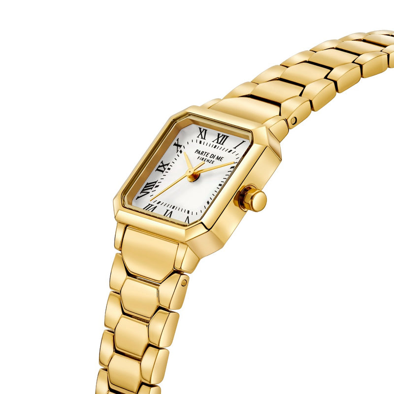 Parte di Me Orologio Square ladies watch gold coloured and mother of pearl-zoom-