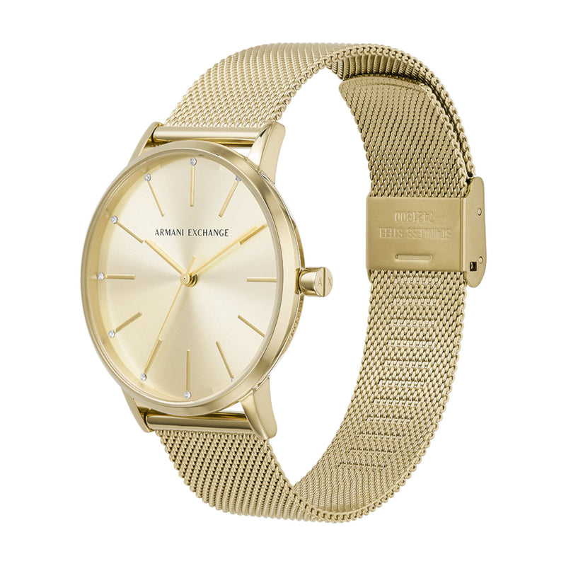 Armani Exchange Lola damen Uhr Gold AX5536-zoom-