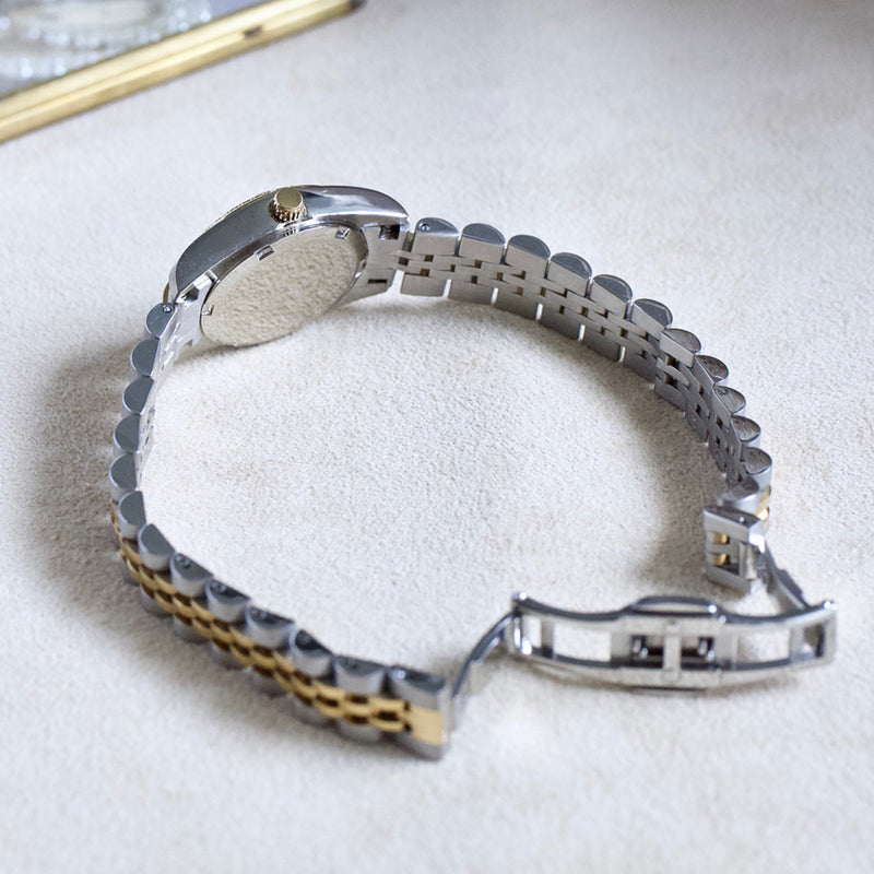 Jacques du Manoir Inspiration damen Uhr Gold/Silber NRO.08-zoom-