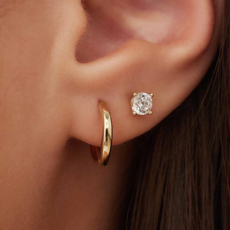 Isabel Bernard Cadeau d'Isabel 14 Karat | Gold Ohrringe Set IB90151-zoom-