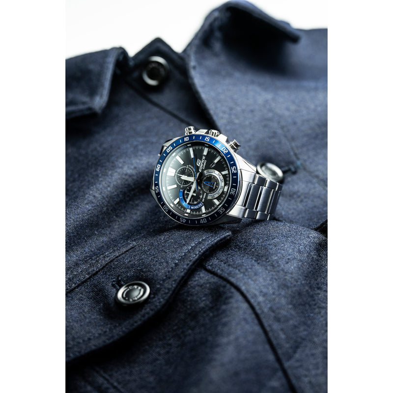 Edifice Classic herren Silber EFV-620D-1A2VUEF-zoom-