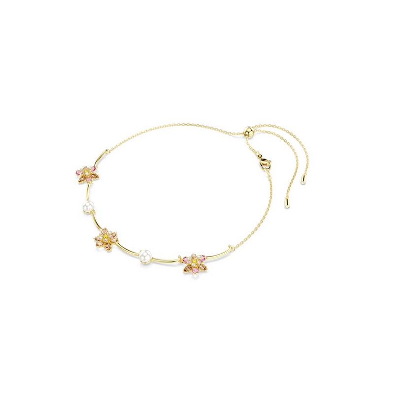 Swarovski Idyllia Goldfarbene Halskette 5732388-zoom-