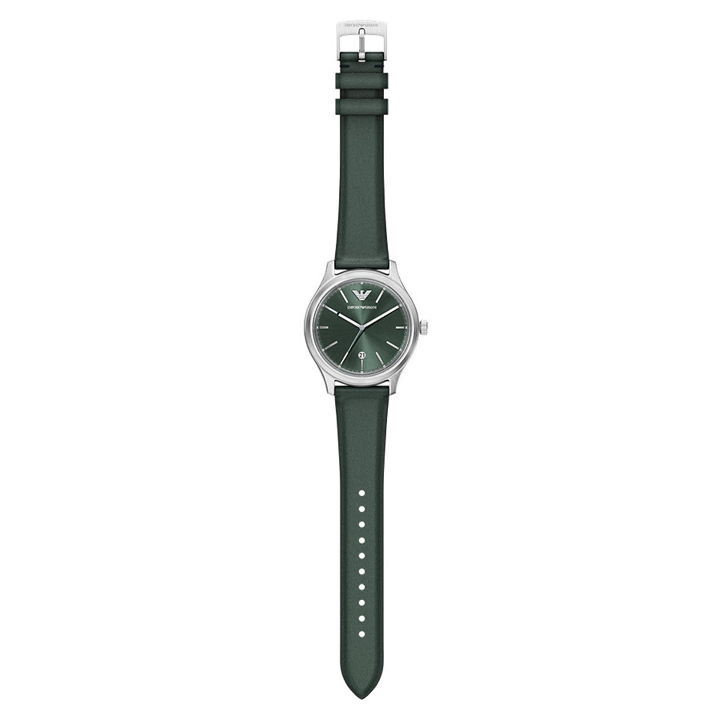 Emporio Armani Round Green Dial Watch AR11749