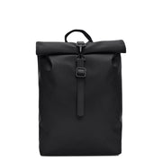 Rains Rolltop damen Rucksack Schwarz R13330-01