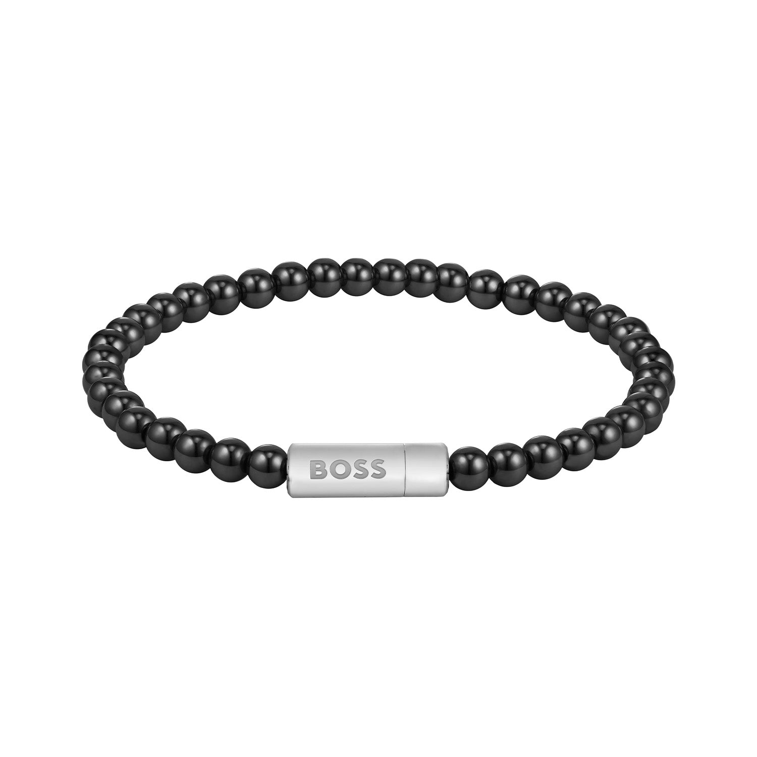 Hugo Boss BOSS Black Beaded Gemstone Bracelet HBJ1580789M