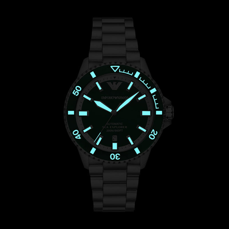 Emporio Armani Sea Explorer Silver Men's Watch AR60080-zoom-