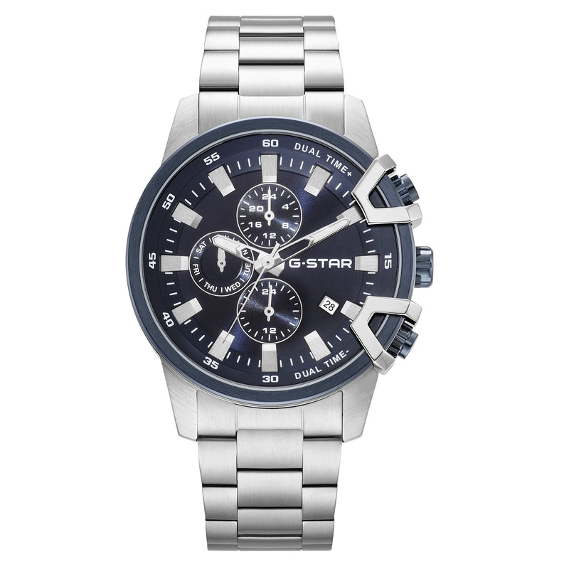 G-STAR Bend3D Blaue Multifunktions-Herrenuhr GSW.505.04-zoom-