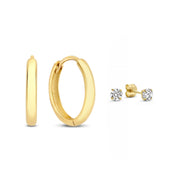 Isabel Bernard Cadeau d'Isabel 14 Karat | Gold Ohrringe Set IB90151