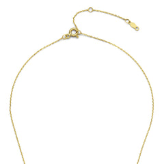 Isabel Bernard De la Paix Christine 14 Carat Golden Necklace | diamond 0.10 ct | IBD350003