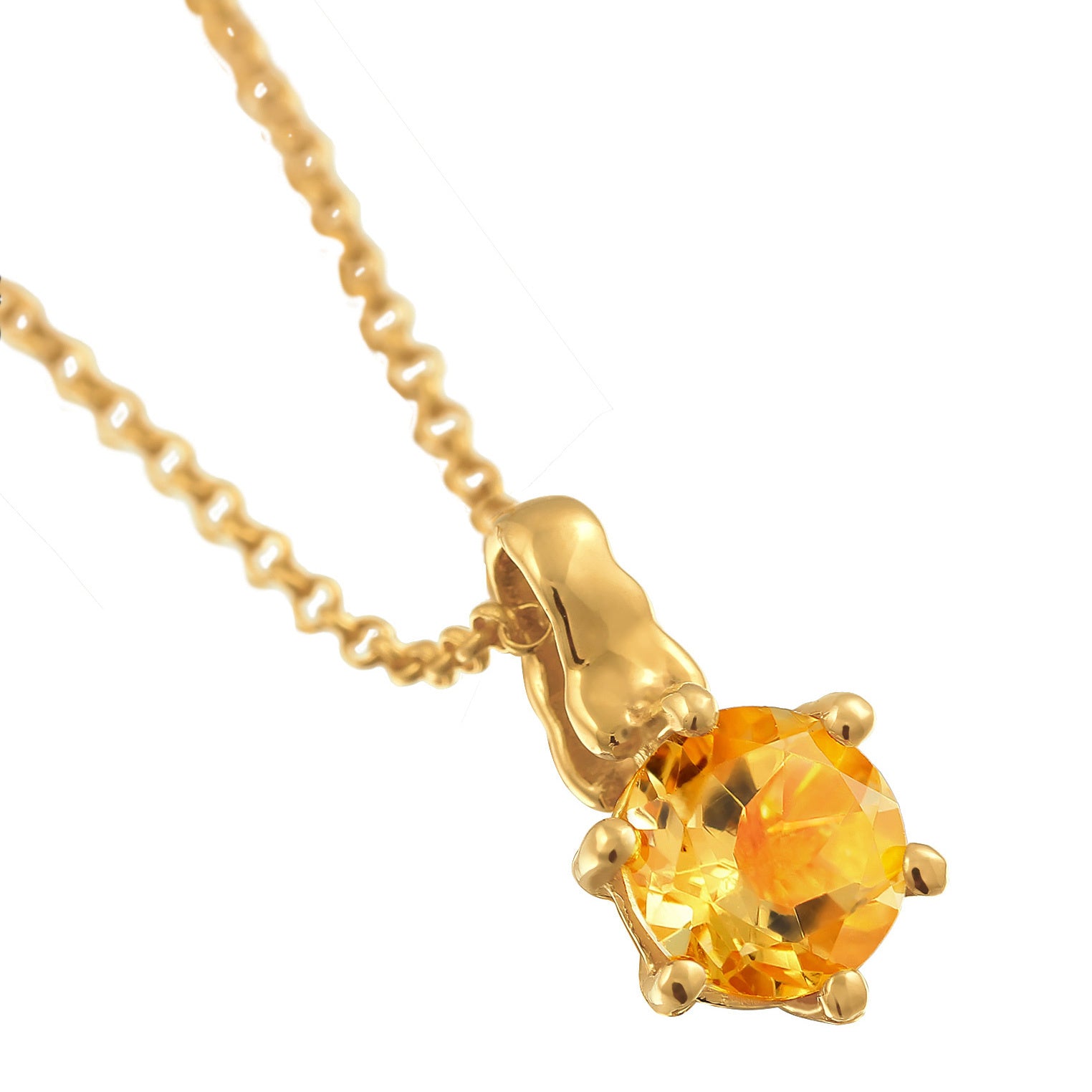 Elli 925 Sterling Silver Solitaire Necklace 2004-BF-0007865-001