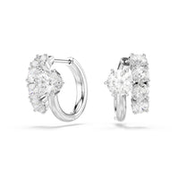 Swarovski Matrix Crash Silver-Tone Earrings 5753572