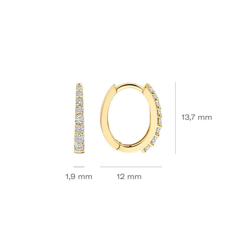Blush 14 karat gold Earrings 7341YZI-zoom-