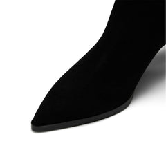 Isabel Bernard Vendôme Margot Black Suede Boots IB54005-101-37