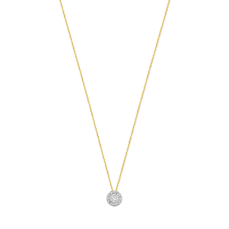 Isabel Bernard De la Paix Viviane 14 karat gold necklace with diamond IBD350031-zoom-