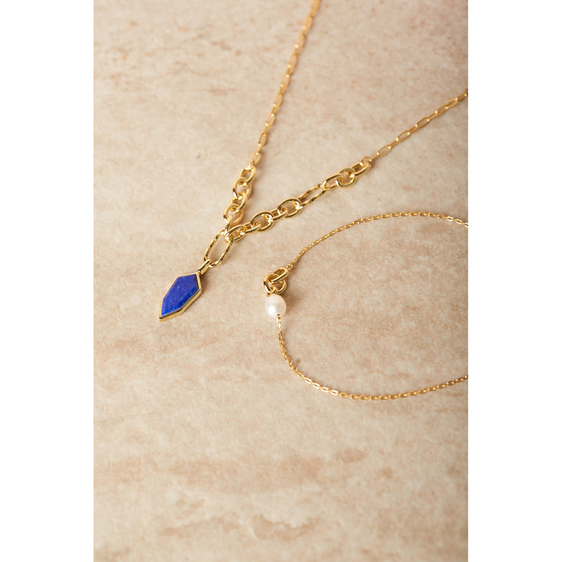 Ania Haie Pearl Power 925 Sterling Silberen Goldfarbene Armband AH-B043-01G-zoom-