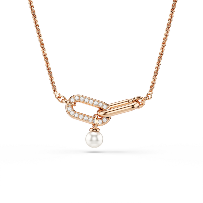 Swarovski Constella Roségoldfarbene Halskette 5728589-zoom-